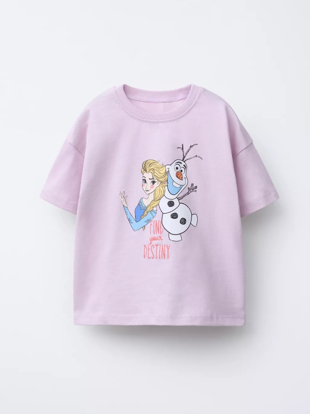 Zara Disney Elsa & Olaf “FROZEN” Graphic Tee